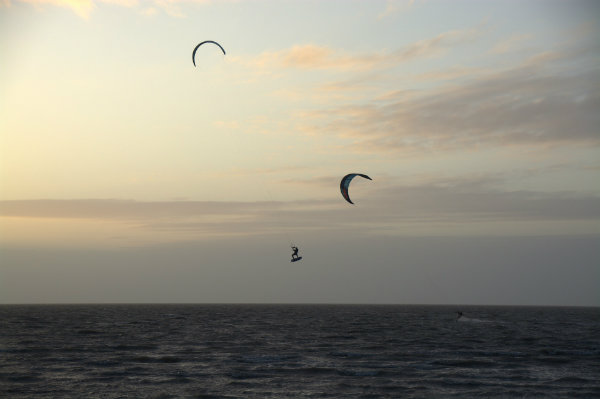 kitesurfing