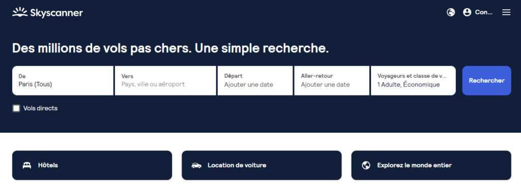 Réservez via les applications